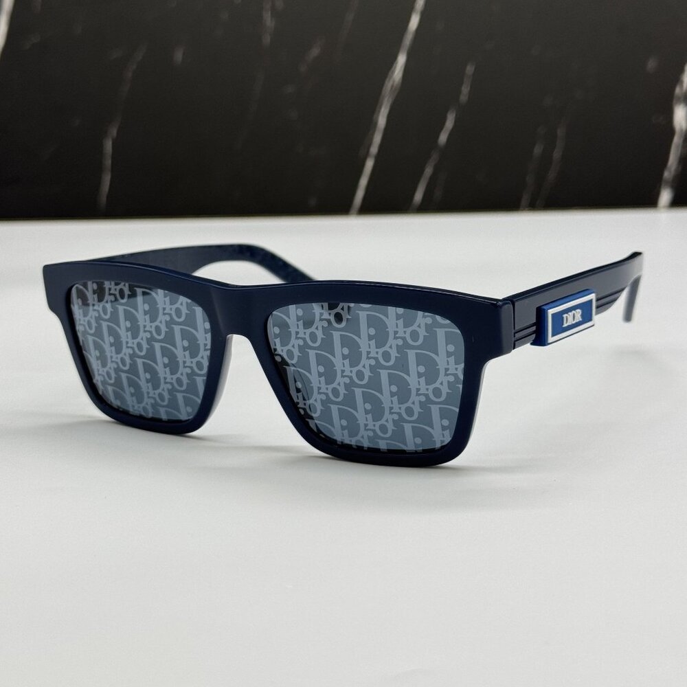 NEW DIOR SUNGLASSES BLUE MEN EYEWEAR DIOR DIORB23 S4I 30B8